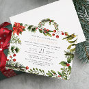 Recherche de rose noël invitations Chic