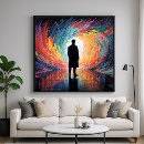 Recherche de chiffre posters Arc en ciel