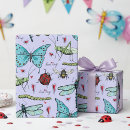Recherche de insectes papier cadeau Libellule