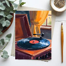 Recherche de tourne disque cartes postales Vintage