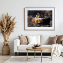 Recherche de william waterhouse posters La dame de shalott