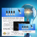 Zoek naar gloeilamp visitekaartjes Elektricien