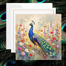 Recherche de joli oiseau vœux cartes Bleu