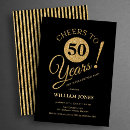 Recherche de de 50 ans anniversaire invitations Simple