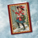 Recherche de appel vintage vœux cartes Fille