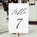 Recherche de table mariage invitations Élégant