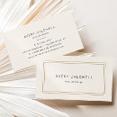 Recherche de cadre or cartes visite Chic