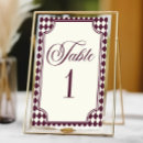 Zoek naar wijn tafelkaarten Tafel nummers