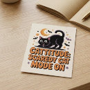 Recherche de chat halloween cartes postales Drôle
