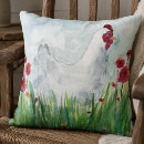 Recherche de coussin rouge de coq coussins Rustique