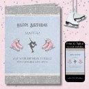 Recherche de patineur de glace Joyeux anniversaire