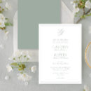 Recherche de série invitations Monogramme