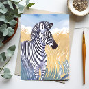 Zoek naar zebra briefkaarten Waterverf