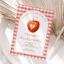 Recherche de pomme rouge invitations Pour enfants