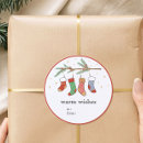 Recherche de noël autocollants Minimaliste