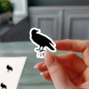 Zoek naar zwarte kraai stickers Gotisch