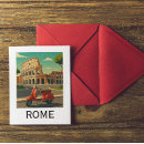 Zoek naar vintage rome briefkaarten Illustratie