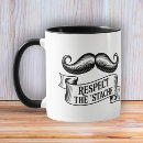 Zoek naar grappige baard mokken Stache