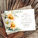 Recherche de marguerite orange invitations Orange et blanc