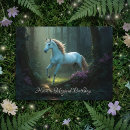 Recherche de mythologie vœux cartes Licorne