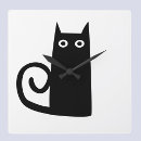 Recherche de chat noir horloges Pour tous