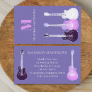 Recherche de musicienne cartes visite Customer