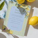 Recherche de jaune et bleu marine invitations Agrumes