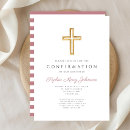Recherche de cross confirmation invitations Rose