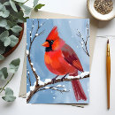 Recherche de oiseaux de noël cartes postales Rouge