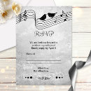 Recherche de notes musicales invitations Romantique