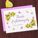 Recherche de pink butterfly remerciements cartes Baby