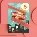 Recherche de anniversaire super héros cartes invitations Pour tous