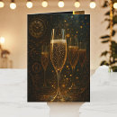 Recherche de vintage nouvel an cartes Champagne