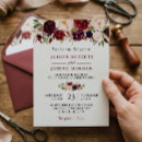 Recherche de aquarelle mariage invitations Rustique
