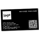 Recherche de code qr cartes visite Logo