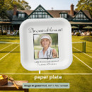Recherche de anniversaire tennis assiettes Joueuse de tennis