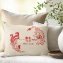 Recherche de dragon chinois coussins Moderne