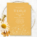 Recherche de jaune blanc invitations Boho