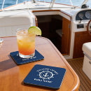 Zoek naar boten onderzetters Marineblauw