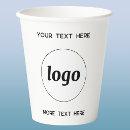 Recherche de gobelets papier Logo