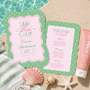 Recherche de bach invitations Rose et vert