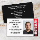Recherche de garde de sécurité cartes visite Videur