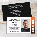 Recherche de gardes du corps cartes visite Toute personne
