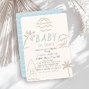 Recherche de surf baby shower invitations Palmier