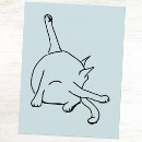 Recherche de drôle chat cartes postales Humour
