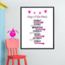 Zoek naar dagen week posters Kleuterschool