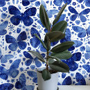 Zoek naar blauwe vlinders kunst Patroon