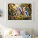 Recherche de forêt enchantée posters Girl