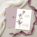 Recherche de mauve et blanc mariage invitations Pour eux
