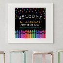 Recherche de classe posters Coloré
